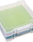 6953AB Clearview 6" X 6" Box Art & Craft Organizer, [1] Plastic Storage Case, Clear