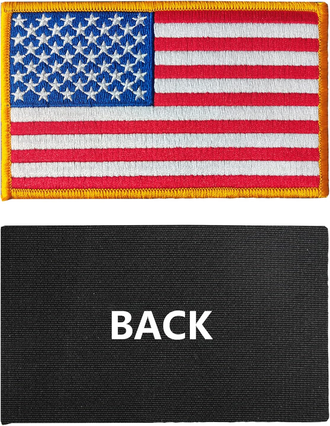 American Flag Embroidered Patches,Government Issue Military Surplus,Vest Size Tactical Military Morale Flag Patch,Hook and Loop USA Flag Patches Set for Caps,Bags,Backpacks,Tactical Vest,1-Pack