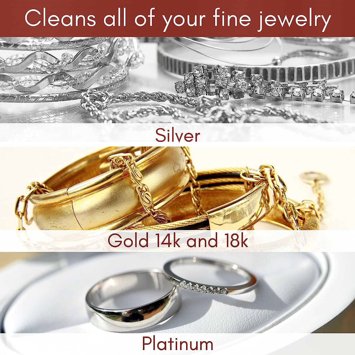 Pro Size Polishing Cleaning Cloth Pure Cotton Made in USA for Gold, Silver, and Platinum Jewelry, Eco Friendly Large Cleaner Cloth 11 X 14 In. Keeps Jewelry Clean and Shiny