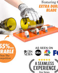 Glass Bottle Cutter - Professional Grade Tool for Precise Bottle Cutting: DIY Kit for Wine, Beer, and Liquor Bottles with Safety Accessories