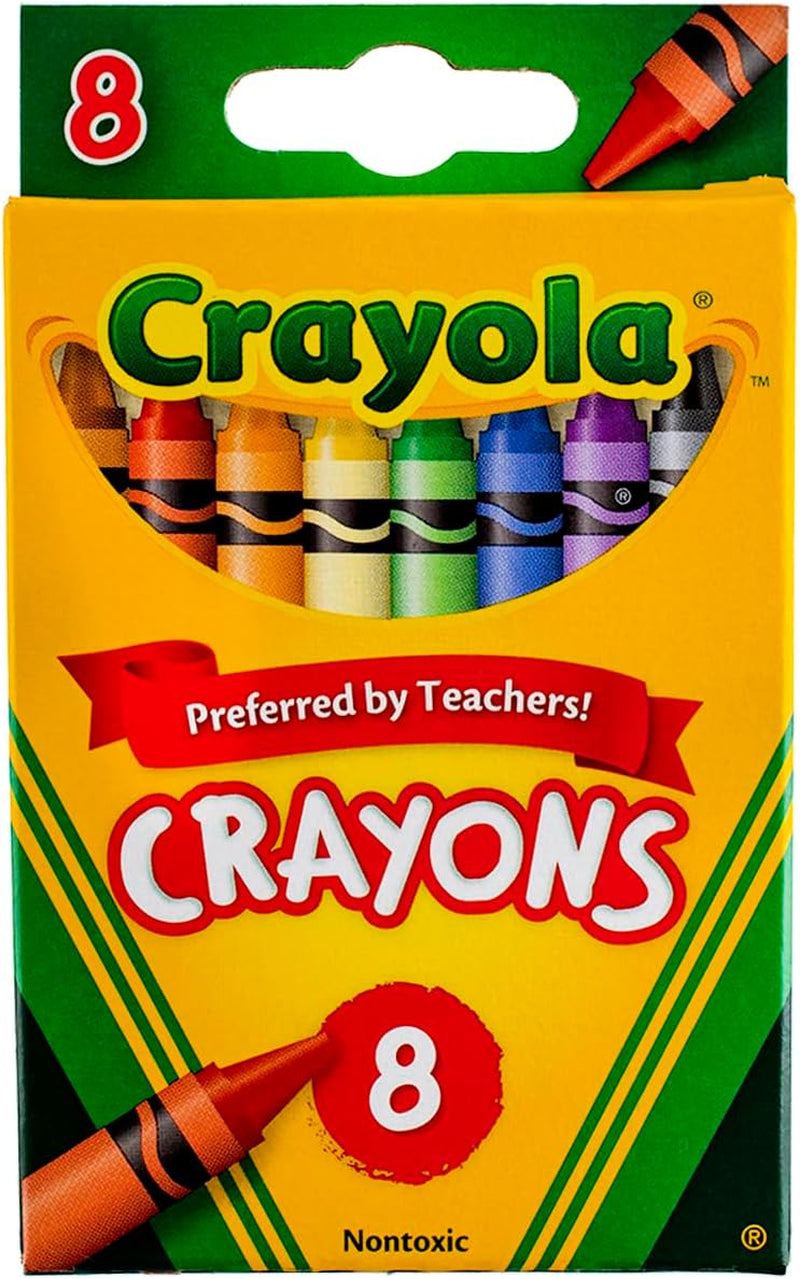 Crayons,8 Count (3 Pack), Pack of 3, 3 Piece