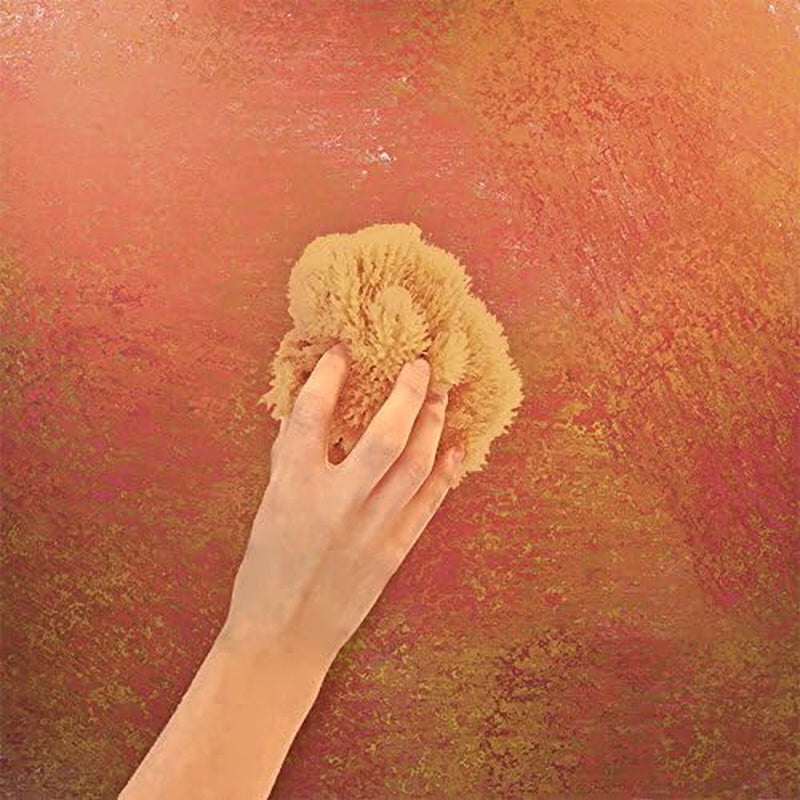 Natural Sea Sponges for Artists - Unbleached 5"-5.5" 2Pc Value Pack: Great for Painting Decorating Texturing Sponging Marbling Effects Faux Finishes Crafts & More by ®