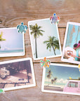 100 Pieces Summer Colorful Sea Turtle Stickers Sea Turtle Waterproof Vinyl Stickers Decal Ornament Sticker for DIY Laptop, Motorcycle, Bicycle, Luggage, Phone, Water Bottle, Skateboard