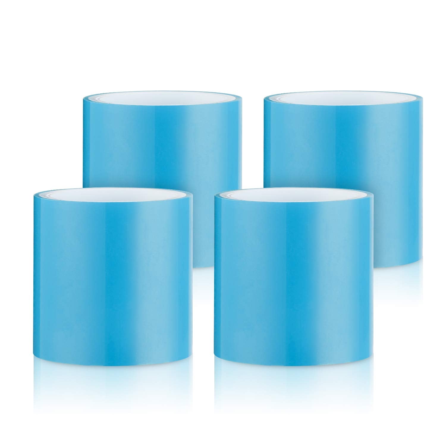 Resin Tapes for Jewelry, Seamless Sticky Paper Tape for Epoxy Resin Molding, Traceless Tape for Arts & Crafts, Making River Tables, Jewelry Metal Hollow Frame Bezels, Pendant - 4Rolls - 65Ft