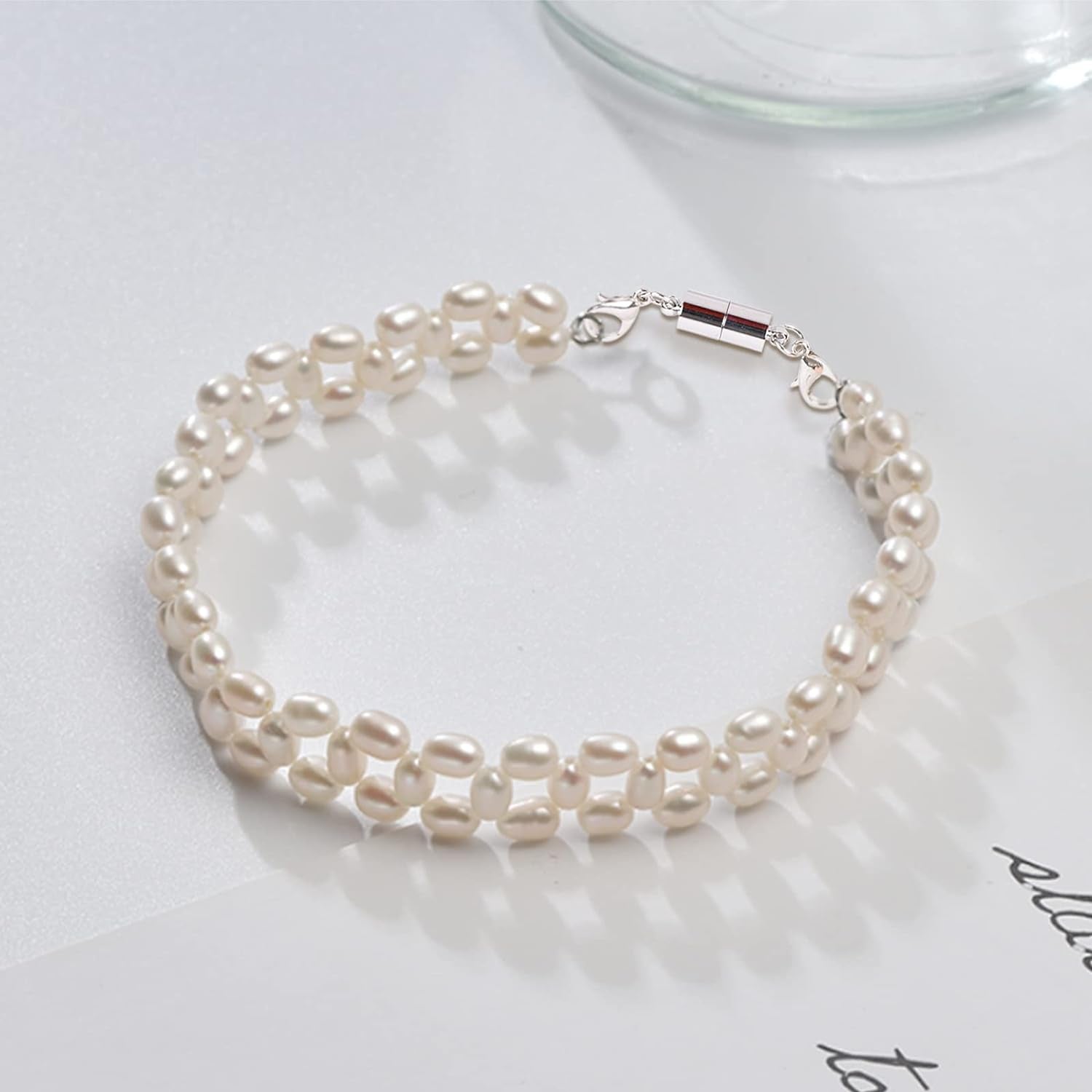 30 Pieces Silver Magnetic Jewelry Locking Clasps Necklace Clasps and Closures Bracelet Lobster Clasp Connector for DIY Necklace Bracelet Jewelry Making Supplies