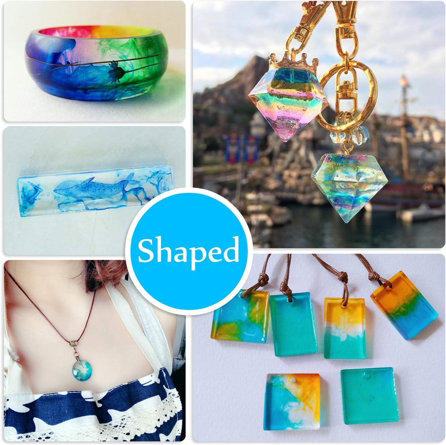 Epoxy Resin Pigment - 18 Color Liquid Epoxy UV Resin Dye Transparent Colorant for UV Resin Coloring, DIY Resin Art Jewelry Making - Concentrated UV Resin Colorant for Paint, Crafts - 0.35 Oz/10Ml Each