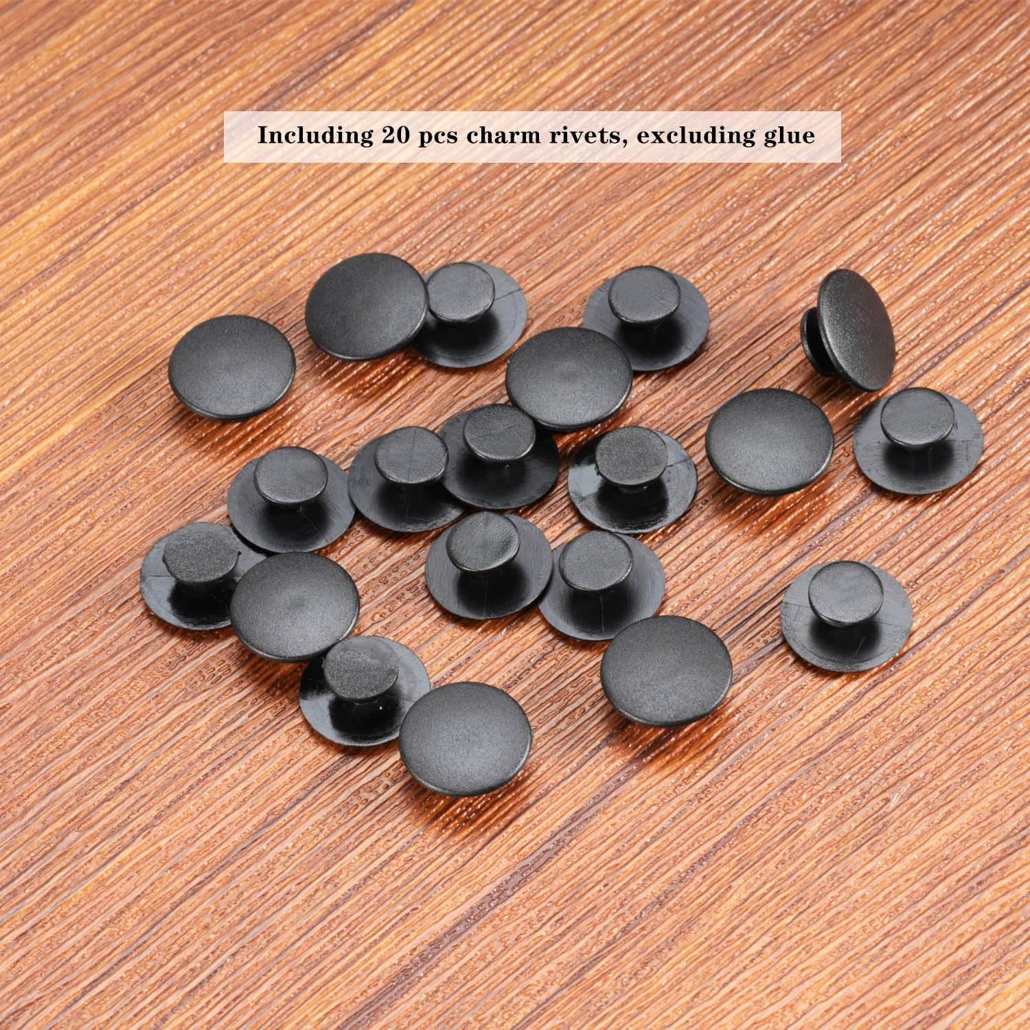 Blank Bit Accessory for Bogg Bags,20 Pcs Insert Charm Rivets,Button Accessories Charm Diy Ornaments for Bogg Bags