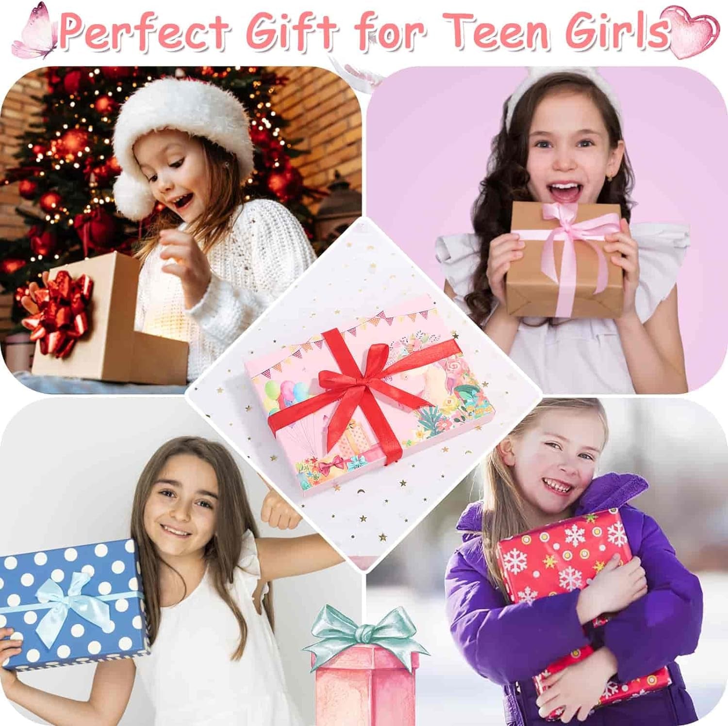 180 Pieces DIY Charm Bracelet Making Kit for Girls 8-12, Jewelry Making Kit for Girls with Bracelet Making Beads, Snake Chains for Girls Christmas Gift, Arts and Crafts