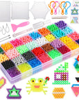 Non-Iron Fuse Beads Kit 3220 Pcs Beads in 32 Colors Unlimited Creativity Starter Kit