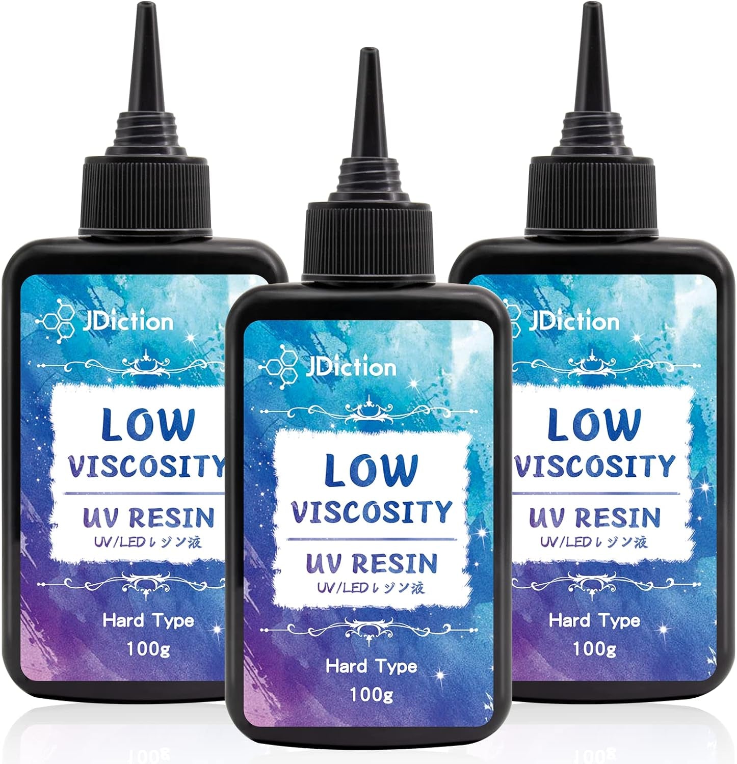 UV Resin, Upgrade 200G Low Viscosity Hard Thin UV Resin with Super Crystal Clear Resin Kit for Jewelry, Casting, Coating and DIY Craft