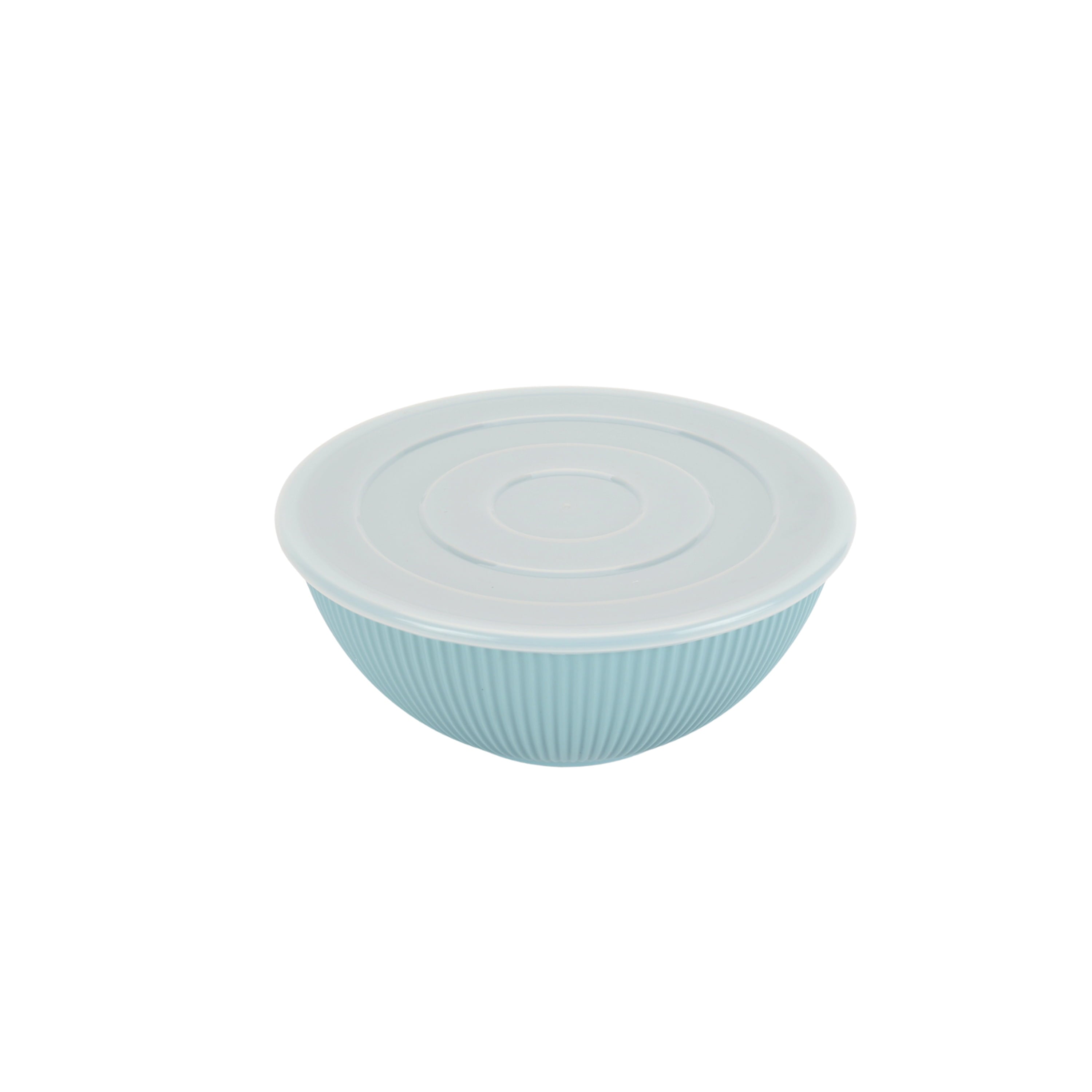 Mainstays - Blue 4-Piece Eco-Friendly Recycled Plastic Serve Bowl Set