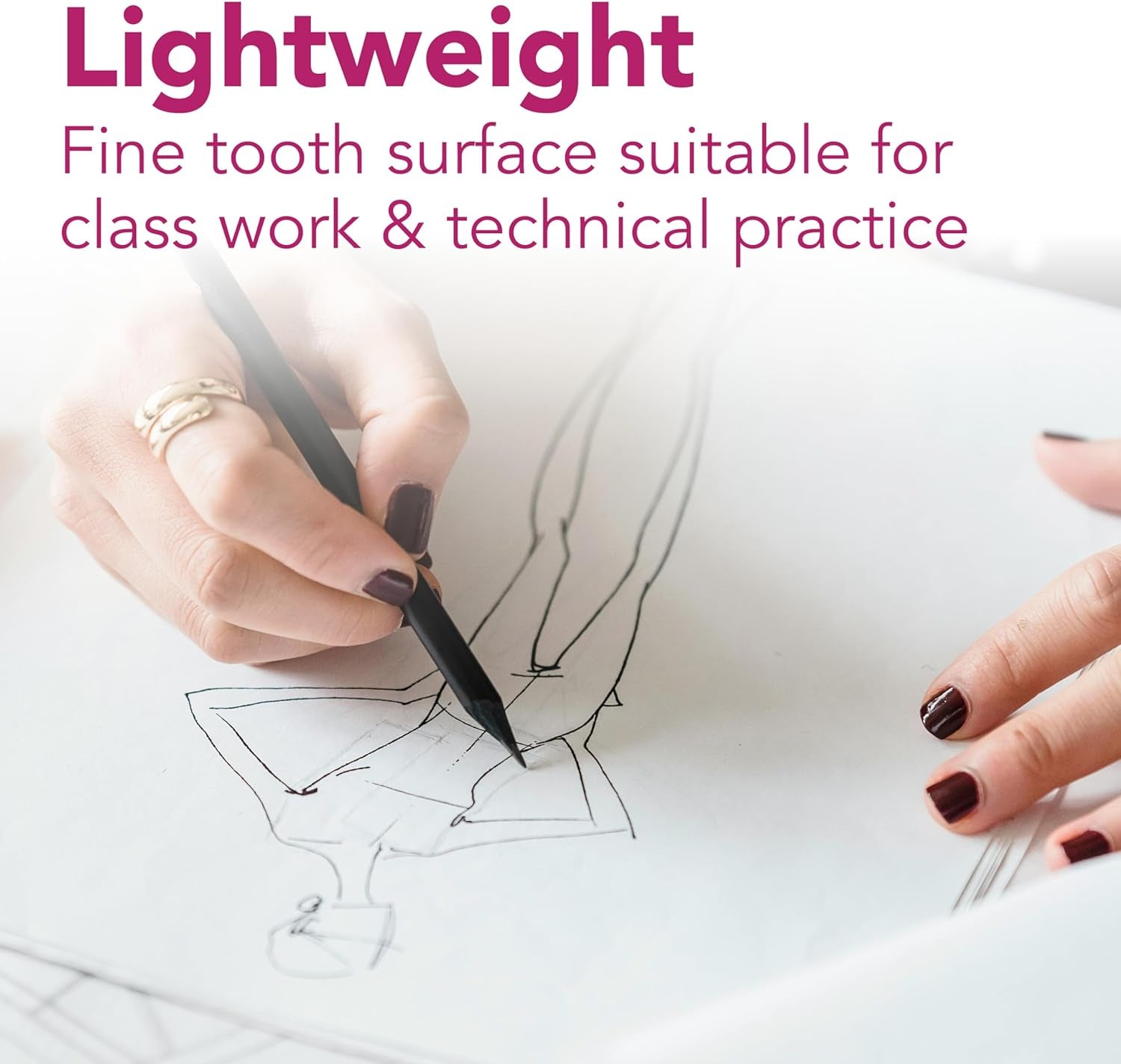 300 Series Sketch, 9X12, White 100 Sheets