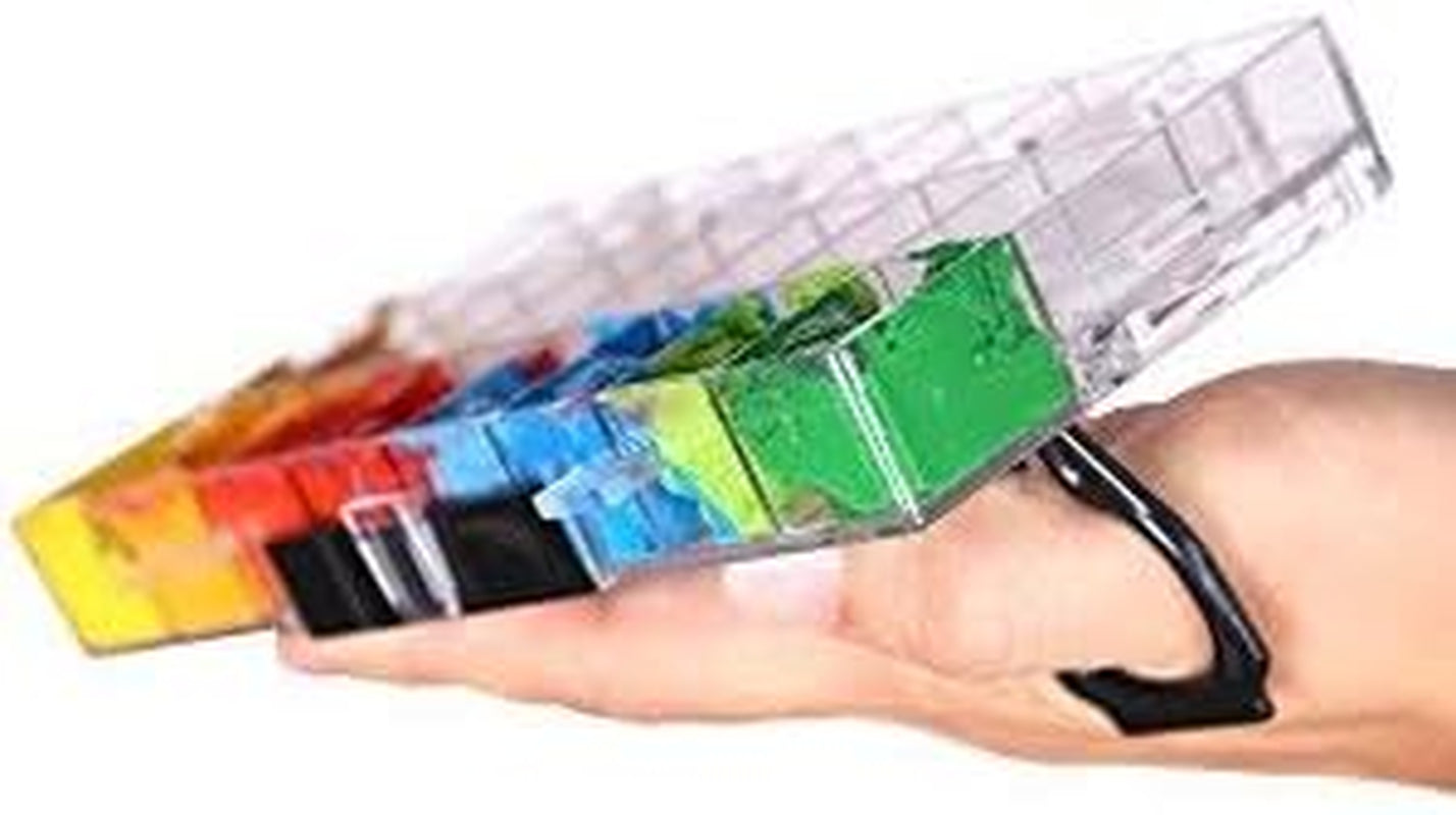 Paint Storage Palette Box 24 Wells Airtight Stay Wet for Watercolor, Gouache, Acrylic and Oil Paint