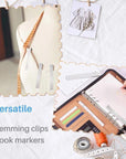 Sewing Clips Set of 20 Stainless Steel Hemming Clips 3 Inches Measurement Ruler