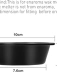 Silicone Wax Melt Warmer Liners for 4 Pieces, Reusable & Leakproof Liners, Wax Warmer Liner for Scented Wax, Designed for Electric Wax Warmers, Candle Warmer, Wax Melter and Wax Burner