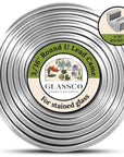 3/16" round U Lead Came for Stained Glass – 6 Ft Lead U Hobby Came by