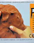 plus Clay Natural Self-Hardening Clay Terra Cotta 2.2 Pounds