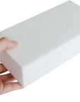 DNB Craft Foam Blocks - 6PCS 8X4X2 Inch Rectangle EPS Polystyrene White Foam Bricks - Crafts and Arts Supplies