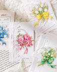 120Pcs Scrapbook Stickers Flower Bouquet Bow Scrapbooking Junk Journal Crafts Embelishment Decoration Diary Stickers (Menghuanzhiwu)