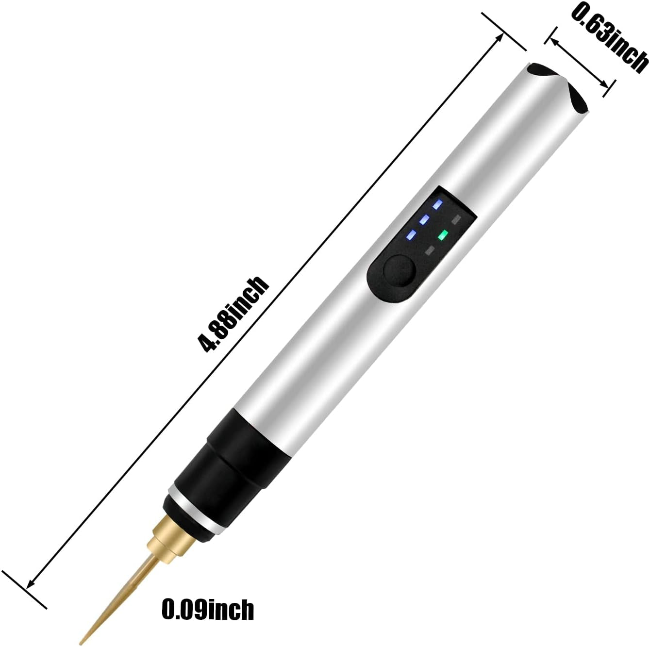 Electric Engraving Pen with 36 Stencils,25W Cordless Etching Engraving Tool with 35Bits,Usb Rechargeable Mini Micro Professional Engraver Machines for Jewelry Wood Metal Glass Stone Plastic (Black)