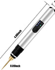 Electric Engraving Pen with 36 Stencils,25W Cordless Etching Engraving Tool with 35Bits,Usb Rechargeable Mini Micro Professional Engraver Machines for Jewelry Wood Metal Glass Stone Plastic (Black)