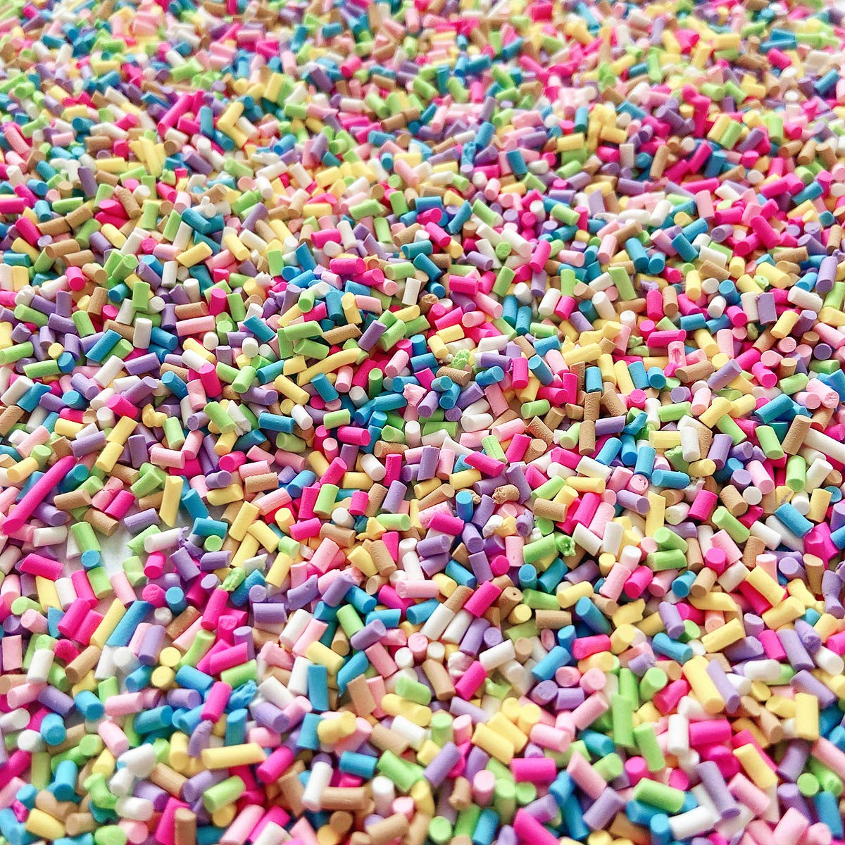 Fake Sprinkles Polymer Sprinkles Faux Sprinkles Resin Sprinkles Clay Sprinkles for Resin Fake Candy Sprinkles for Nail Art DIY Crafts Cake Phone Case(10 Colors-120G)