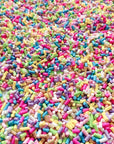 Fake Sprinkles Polymer Sprinkles Faux Sprinkles Resin Sprinkles Clay Sprinkles for Resin Fake Candy Sprinkles for Nail Art DIY Crafts Cake Phone Case(10 Colors-120G)