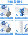 Sublimation Tumblers Pinch 20 Oz, with Heat Tape Dispenser, Pinch Tumbler Clamp Grip Tool, Supplies for Sublimation Paper & Tumblers with 2 Rolls Sublimation Blanks Thermal Tape (Blue)