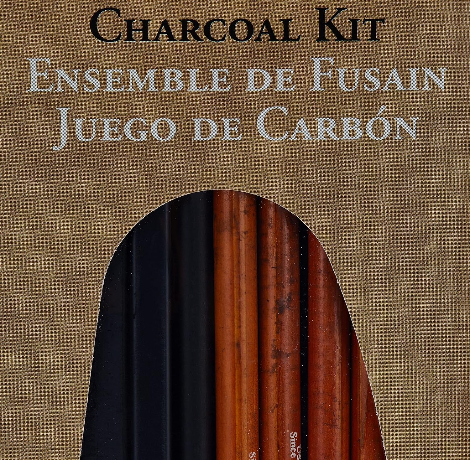 General NUM 15 Charcoal KIT, 12 Count (Pack of 1), Multicolor