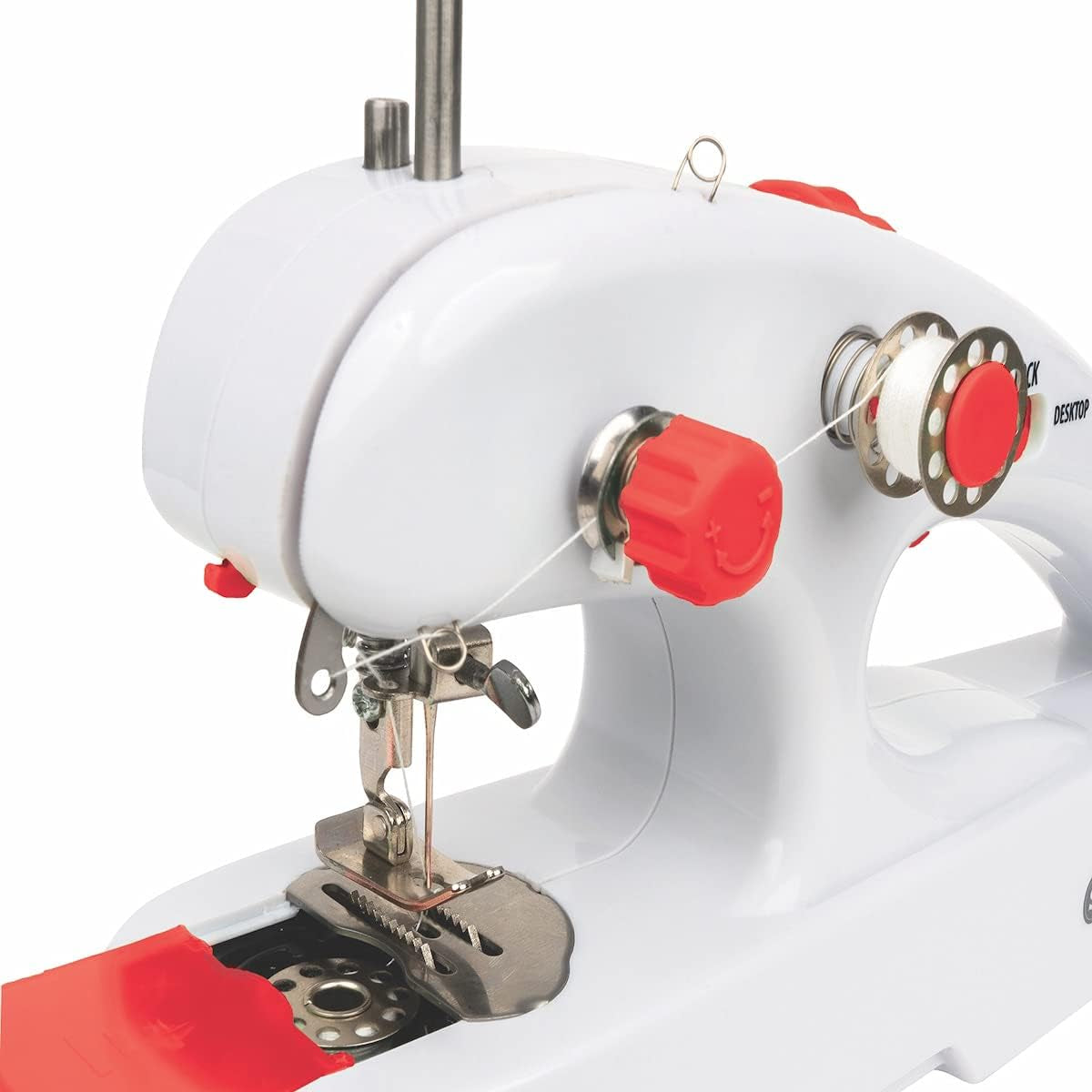 Stitch Quick + (Two Thread) Hand Held Mending Machine, White (01774)