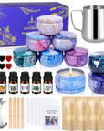Candles Making Kit for Adult - Christmas DIY Gift for Kid and Beginner, Includes Beeswax, Essential Oils, Dyes, and More DIY Candle Making Supplies