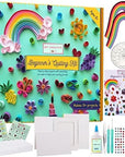 Beginner'S Quilling Kit for Kids and Adults, DIY Craft Kit for Kids and Adults, Paper Quilling Kit for Beginners with Tools, Instructions & Storage Box, Makes 10+ Fun Projects