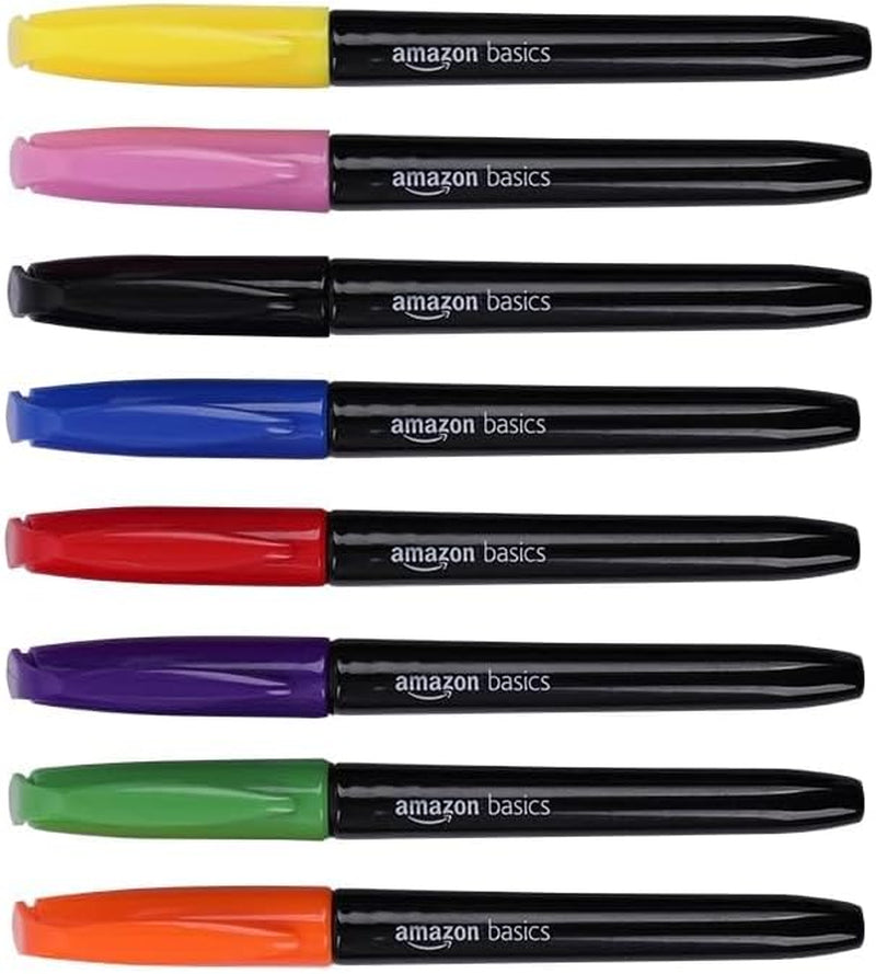 Fabric Markers, Assorted Colors, 8-Pack