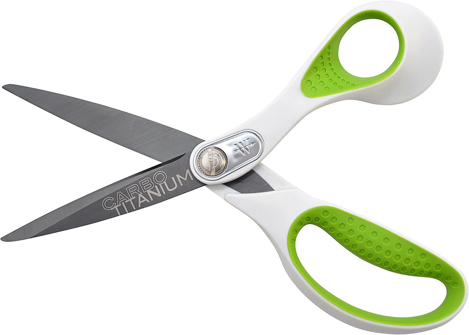 16935 8-Inch Heavy-Duty Lefty Carbo-Titanium Scissors for Office and Home, Straight (16935)