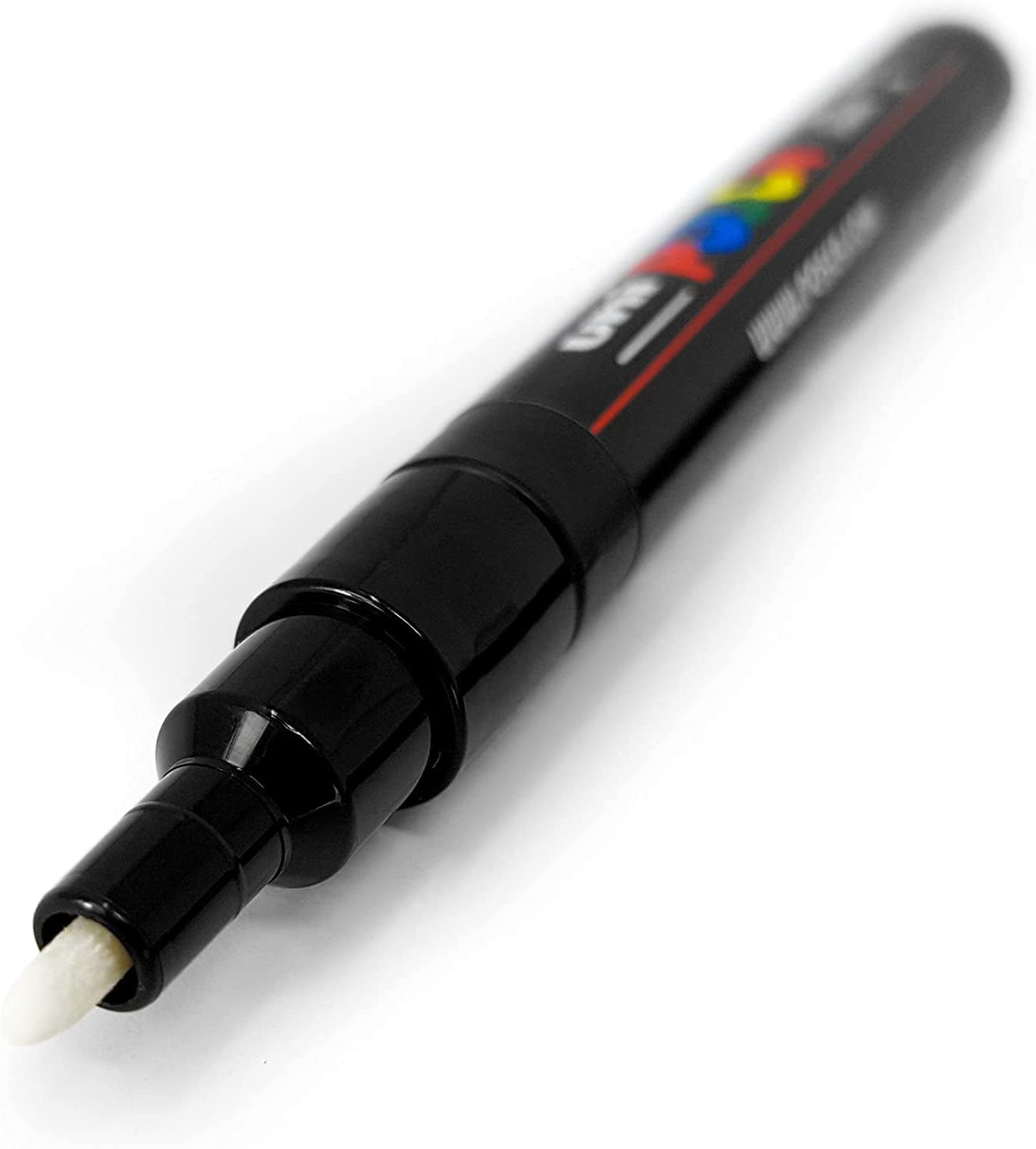 - Ultra Fine to Fine Paint Marker Pens Set - PC-1MR, PC-1M, PC-3M - Black Ink - Pack of 3
