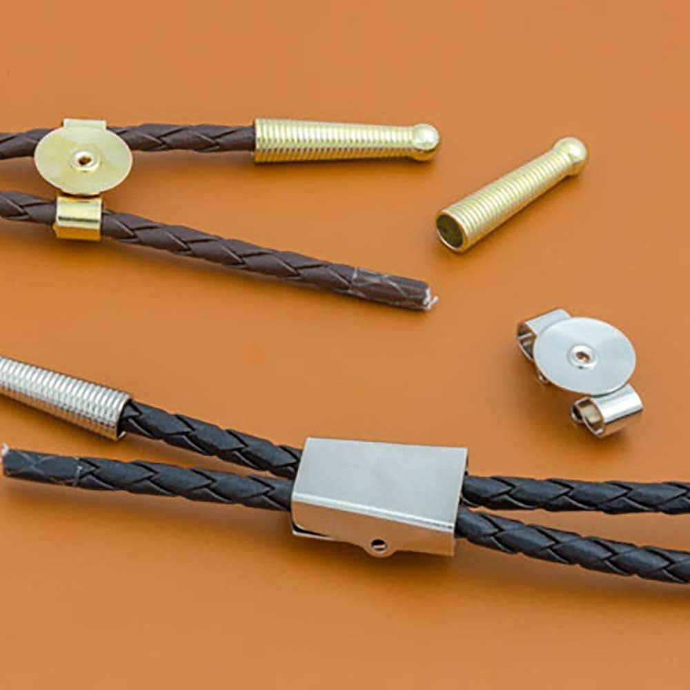 12Pcs/Lot Bolo Tie Tip Zinc Alloy DIY Part of Necktie Accessories