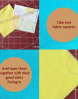 Exclusive | Quarter-Inch Patchwork Sewing Ruler Set | Includes 9" and 17" Quilting Rulers for Precise Marking and Measuring | ¼," ½," and 1" from Each Side | Non-Slip Coating Grips Fabric