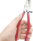 51 Sets Key Fob Hardware with 1Pcs Key Fob Pliers,Glass Running Pliers Tools with Jaws, Pliers Attach Rubber Tips Perfect for Key Fob Hardware Install, Silver