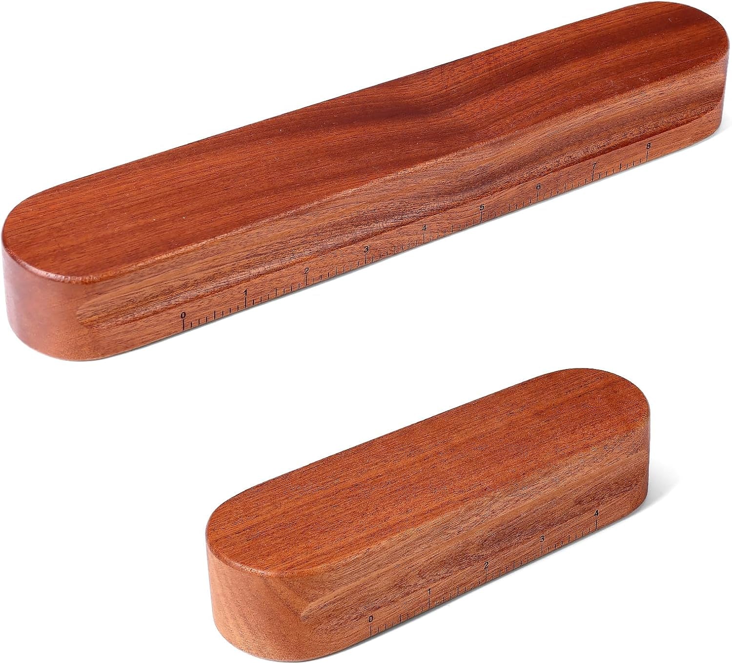 2 Pack Beechwood Tailors Clappers, Professional Sewing Tool for Flattening Fabrics and Point Pressing, Wooden Tailors Clapper for Sewing, Quilting, Ironing(12Inch&amp;7Inch)