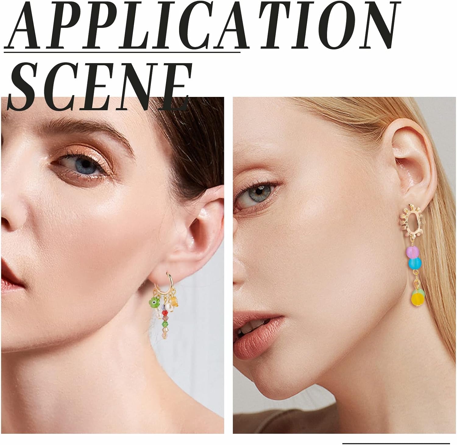 18K Gold Plated Huggie Hoop Earrings, 12Pcs Brass Stud Earring Findings Small Gold Hoop Jewelry Earrings Hooks with Loop for Women DIY Earring Crafts Making, Hole 1~2Mm