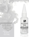 White &Pearl Alcohol Ink Set- 4 Colors for Resin Art | 2X20Ml Pearl White | 2X20Ml Sinking White Alcohol Based Ink