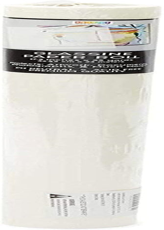 Glassine Paper Roll for Artwork, Transparent Paper Protection for Drawings, Crafts, Documents, Photos, Projects, and Baked Goods, Classroom Supplies (17.5 Inches X 25 Yards)