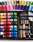Sewing Kit for Adults and Kids - Small Beginner Set W/Multicolor Thread, Needles, Scissors, Thimble & Clips - Emergency Repair and Travel Kits - Sewing Accessories and Supplies