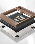 Honeycomb Laser Bed 500X500X22Mm(19.68"X19.68"X0.87") with Aluminum Panel, Honeycomb Working Table for Laser Cutter Engraver Table-Protecting, Fast Heat Dissipation, Smooth Edge Cutting