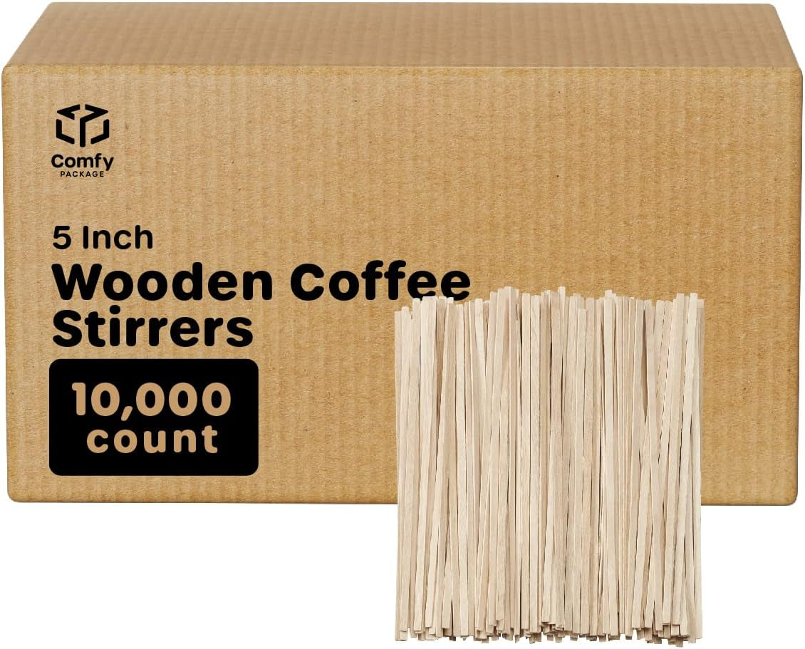 [1000 Count] 4.5 Inch Wooden Multi-Purpose Popsicle Sticks for Crafts, Ice, Ice Cream, Waxing, and Tongue Depressor Wood Sticks