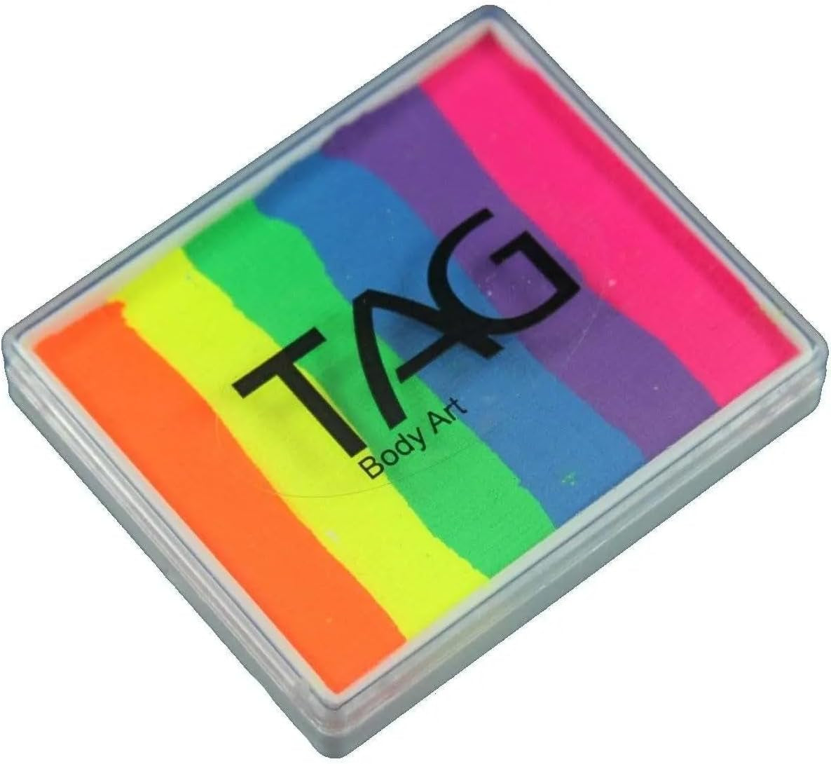 TAG Face and Body Paint Split Cake 50G Neon Rainbow