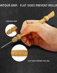 Stiletto & Pressing Tool, Precision Stiletto Handy for Getting Seams to Lay Correctly, Stiletto Quilting Tool for Sewing Kit Products(2 Pack)