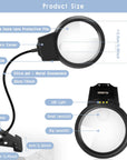 5D Diamond Painting Tools, LED Light with Magnifiers for Diamond Painting, 4X & 6X Magnifier LED Light with Clip and Flexible Neck, 5D Diamond Painting and Cross Stitch Tool Accessory Magnifier Lamp