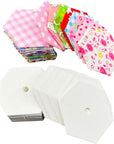 400Pcs 1 Inch Paper Piecing for Quilting DIY Patchwork Sewing Crafts,Quilting Templates for Sewing Supplies Quilting Accessories Crafting Tools,Hexagon Paper Piecing Template