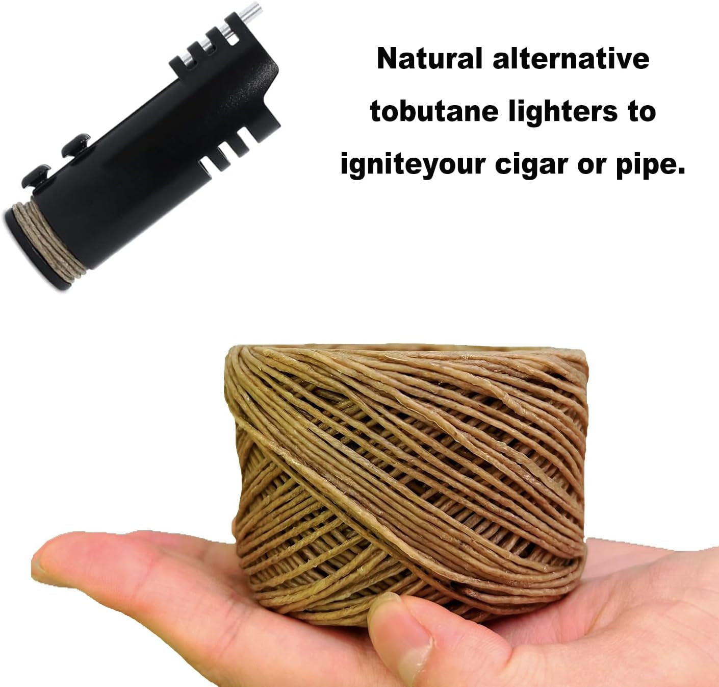 400 Ft Hemp Candle Wick 2 Spools 100% Organic Hemp Wick Candle Wick Hemp Candle Wick for DIY Candle Making, Craft Making, Smoke, Standard Size（1Mm）